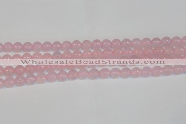 CAG7152 15.5 inches 10mm round pink agate gemstone beads