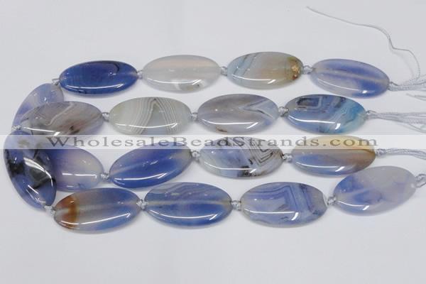 CAG7420 15.5 inches 20*38mm oval botswana agate beads