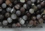 CAG743 15.5 inches 6mm faceted round botswana agate beads wholesale