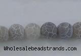 CAG7478 15.5 inches 4mm round frosted agate beads wholesale