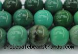 CAG7906 15.5 inches 12mm round grass agate beads wholesale