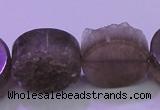 CAG8436 15.5 inches 22mm coin grey druzy agate gemstone beads