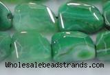 CAG8505 15.5 inches 15*20mm - 18*25mm freeform dragon veins agate beads