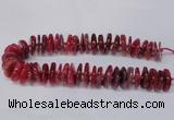 CAG8561 6*22mm - 10*26mm tyre dragon veins agate beads wholesale