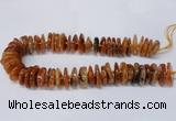 CAG8562 6*22mm - 10*26mm tyre dragon veins agate beads wholesale