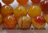 CAG863 15.5 inches 16mm round agate gemstone beads