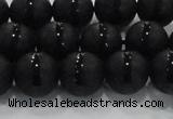 CAG8676 15.5 inches 8mm round matte tibetan agate gemstone beads