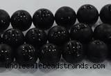 CAG8685 15.5 inches 6mm round matte tibetan agate gemstone beads