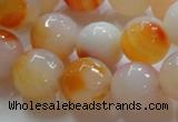 CAG869 15.5 inches 16mm faceted round agate gemstone beads