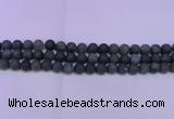 CAG8880 15.5 inches 4mm round matte moss agate beads