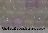 CAG8931 15.5 inches 6mm round matte colorful agate beads wholesale