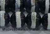 CAG9137 15.5 inches 16mm round tibetan agate beads wholesale