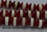 CAG9140 15.5 inches 6mm round tibetan agate beads wholesale