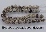 CAG9611 15.5 inches 14*16mm - 15*18mm faceted nuggets ocean agate beads