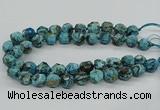 CAG9612 15.5 inches 14*16mm - 15*18mm faceted nuggets ocean agate beads