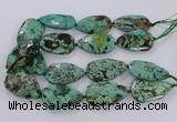 CAG9619 15.5 inches 30*45mm - 35*50mm freeform ocean agate beads