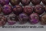 CAG9641 15.5 inches 8mm round ocean agate gemstone beads wholesale