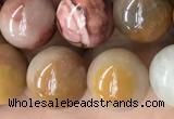 CAG9808 15.5 inches 12mm round wood agate beads wholesale