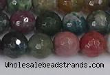 CAG9832 15.5 inches 8mm faceted round Indian agate beads