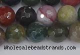 CAG9833 15.5 inches 10mm faceted round Indian agate beads