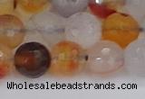 CAG9892 15.5 inches 10mm faceted round dendritic agate beads