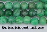 CAG9939 15.5 inches 6mm round green crazy lace agate beads