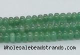 CAJ10 15.5 inches 4*6mm rondelle green aventurine jade beads