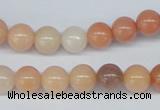 CAJ103 15.5 inches 8mm round red aventurine jade beads wholesale