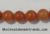 CAJ354 15.5 inches 12mm round red aventurine beads wholesale