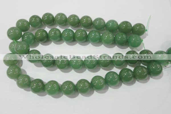 CAJ407 15.5 inches 18mm round green aventurine beads wholesale