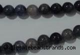 CAJ502 15.5 inches 8mm round blue aventurine beads wholesale