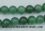 CAJ51 15.5 inches 10mm round green aventurine jade beads wholesale