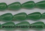 CAJ633 15.5 inches 10*18mm teardrop green aventurine beads