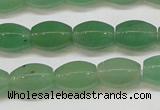 CAJ652 15.5 inches 8*12mm hexahedron green aventurine beads