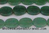 CAJ678 15.5 inches 10*14mm oval green aventurine beads