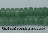 CAJ68 15.5 inches 5*10mm tyre green aventurine beads wholesale