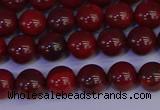 CAJ751 15.5 inches 6mm round apple jasper beads wholesale