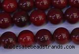 CAJ752 15.5 inches 8mm round apple jasper beads wholesale