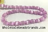 CALC47 15 inches 8*12mm drum calcite gemstone beads