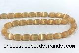 CALC49 15 inches 8*12mm drum calcite gemstone beads