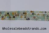 CAM01 4mm round mixed color natural amazonite beads Wholesale