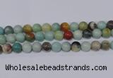 CAM06 round mixed color 14mm natural amazonite beads Wholesale