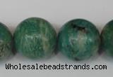 CAM1008 15.5 inches 20mm round natural Russian amazonite beads