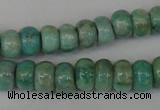 CAM1010 15.5 inches 4*7mm rondelle natural Russian amazonite beads