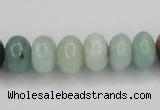 CAM102 15.5 inches 8*12mm rondelle amazonite gemstone beads