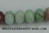 CAM103 15.5 inches 10*14mm rondelle amazonite gemstone beads