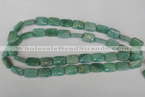 CAM1032 15.5 inches 13*18mm rectangle natural Russian amazonite beads