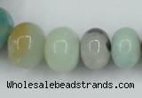 CAM106 15.5 inches multi-size rondelle amazonite gemstone beads