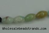 CAM111 15.5 inches 8*12mm rice amazonite gemstone beads wholesale