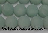 CAM1111 15.5 inches 6mm round matte amazonite beads wholesale